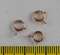 Springveer slotje, Rose Gold Filled, 5,5 mm