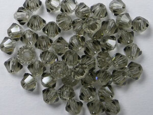 PrBic-03-BKD Black Diamond Preciosa bicones 3 mm 50 stuks - Afbeelding 1