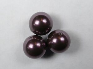 Parels, 8 mm, Swarovski, Burgundy