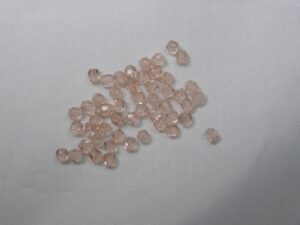 FP1-03-70100 Rosaline Czech Glass Facet Firepolish 3mm 50 stuks - Afbeelding 1
