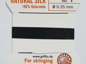 PZ-1-BLA Black Parelzijde maat 1