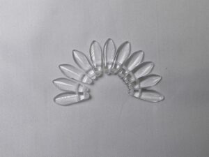 CMD-00030 2 hole Daggers, 5x16 mm, Czech Mates, Crystal