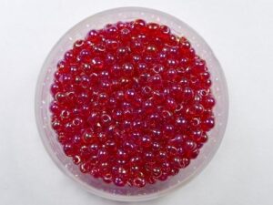 M-D-28-0254 Transparent Red AB Miyuki Drops 2,8 mm
