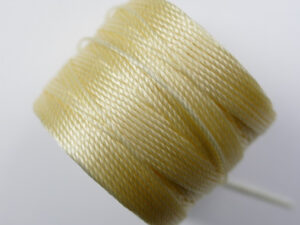 S-Lon TEX 210 Superlon Bead Cord, Pale Yellow