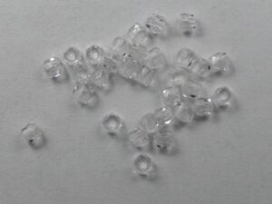 FPT-02-00030 Czech Glass True 2 mm Firepolish, Crystal 50 Pc.