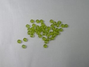 04-R-50220M Round Beads , 4 mm, Czech Glass Matte Olivine - Afbeelding 1