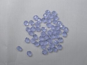 FP1-04-20210 Alexandrite Czech Glass Facet Firepolish 4mm