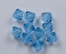 PrBic-06-AQBO Aqua Bohemica Preciosa Bicones 6 mm 10 stuks