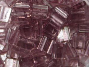 TL-0142 Amethyst Miyuki Tila Beads 5x5 mm