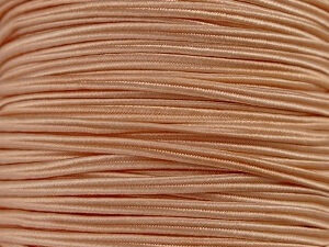 Soutache koord, Peach, per meter