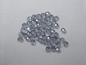 FP1-04-00030LB Crystal Luster Transparant Blue Czech Glass Facet Firepolish 4mm 50 stuks - Afbeelding 1