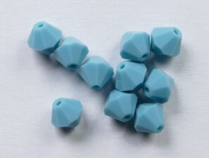 PrBic-06-TURQ Turquoise Preciosa Bicones 6 mm 10 stuks - Afbeelding 1