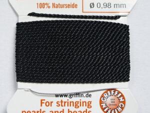 PZ-12-BLA Black Parelzijde maat 12
