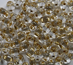 M-MD-00030CLG Gold Lined Crystal Matubo MiniDuo 5 gram - Afbeelding 1