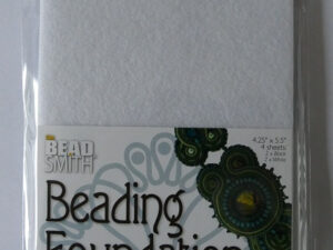 Beadsmith Beading Foundation, 4 vellen van 4,25x5,5 inch, zwart/wit