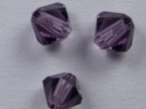 SW-04-LI 4 mm Lilac Swarovski Element Bicones - Afbeelding 1