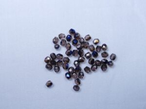 FP1-03-20060BR Blue Iris Amethyst Czech Glass Facet Firepolish 3mm 50 stuks