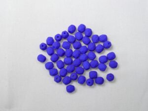 FP1-04-25126AL Neon Ocean Blue Czech Glass Facet Firepolish 4mm 50 stuks