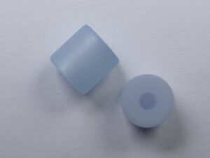 Pol-c08-16 8 mm Polaris cilinder kraal, zacht blauw - Afbeelding 1