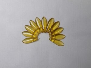 CMD-10060 2 hole Daggers, 5x16 mm, Czech Mates, Topaz