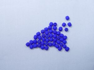 FP1-03-25126AL Neon Ocean Blue Czech Glass Facet Firepolish 3mm 50 stuks - Afbeelding 1