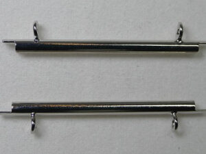 M-TUBE-S-35 lichtzilverkleur Miyuki Slide End Tubes 35 mm