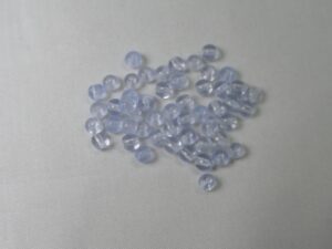 04-R-30010 Round Beads , 4 mm, Czech Glass Light Sapphire - Afbeelding 1