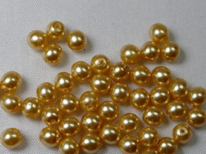 PrP-04-GOLD Gold Preciosa Parels 4 mm - Afbeelding 1