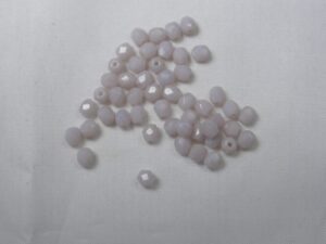 FP1-04-22010 Dark Milky Amethyst Czech Glass Facet Firepolish 4mm 50 stuks - Afbeelding 1