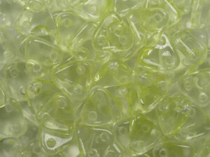 CMTR-80130 2 hole Triangle Beads, 6 mm, Czech Mates, Jonquil