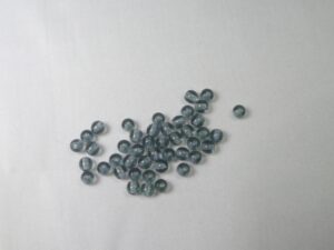 04-R-30320 Round Beads , 4 mm, Czech Glass Montana Blue - Afbeelding 1