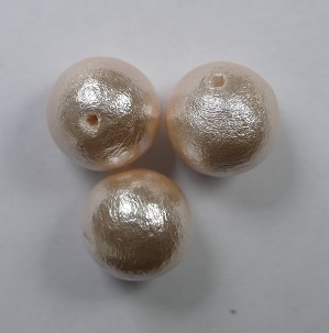 CP-12-682 Pink Miyuki Cotton pearls 12 mm - Afbeelding 1
