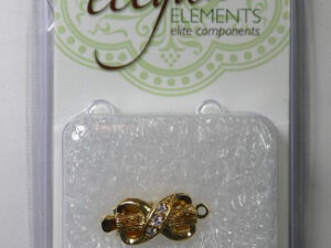 Sluiting voor 1 streng, gold plated