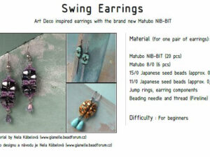 NB Gratis patroon: Swing Earrings