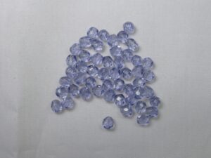 FP1-04-20500 Light Tanzanite Czech Glass Facet Firepolish 4mm 50 stuks