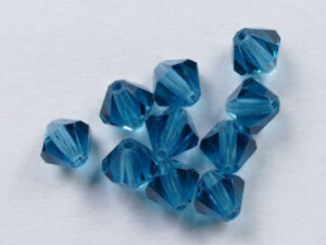 PrBic-06-INDI Indicolite Preciosa Bicones 6 mm 10 stuks