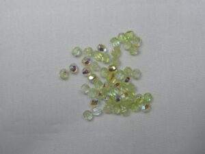 FP1-03-50231X Crystal Olivine AB Czech Glass Facet Firepolish 3mm 50 stuks