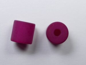 Pol-c08-09 fuchsia Polaris cilinder kraal 8 mm
