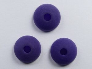 Pol-hr10-15 10 mm Polaris halfronde kraal, purple