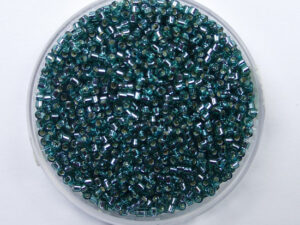 DB-11-0607 Silver Lined Teal Dyed Miyuki Delica's 11/0