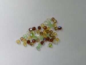 FPR03MIX07 Czech Glass, Firepolish beads, 3 mm, Mix Earth Tone - Afbeelding 1