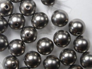 PrP-06-GRYDK Dark Grey Preciosa Parels 6 mm - Afbeelding 1