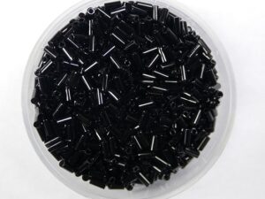 M-BGL-3-0401 Opaque Black Miyuki Bugles 3mm