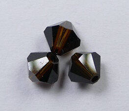 SW-05-MOC 5 mm Mocca Swarovski Element Bicones - Afbeelding 1