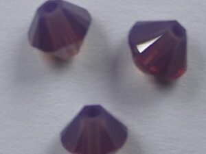 SW-04-CYCOP 4 mm Cyclamen Opal Swarovski Element Bicones