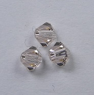 3 mm Silk Swarovski Element Bicones