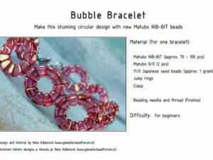 NB Gratis patroon: Bubble Bracelet