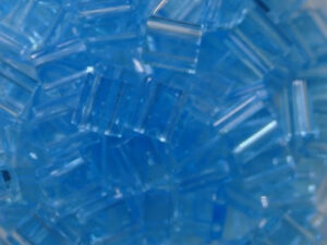 TL-0148 Light Blue Miyuki Tila Beads 5x5 mm