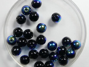 RounDuo Beads, 5 mm, Jet AB - Afbeelding 1
