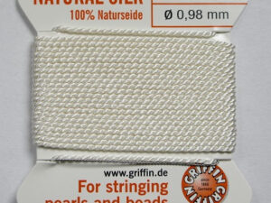 PZ-12-WHI White Parelzijde maat 12